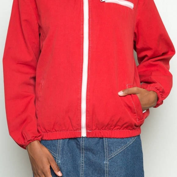 Brandy Melville John Galt Red Krissy windbreaker - Picture 5 of 7